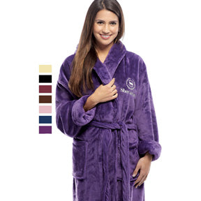 Soft and Cozy High Collar Terry Robe