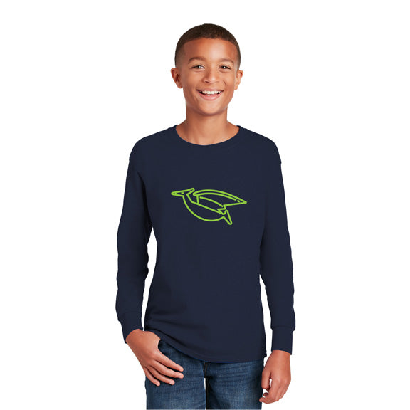Gildan Youth Heavy Cotton Long-Sleeve T-Shirt