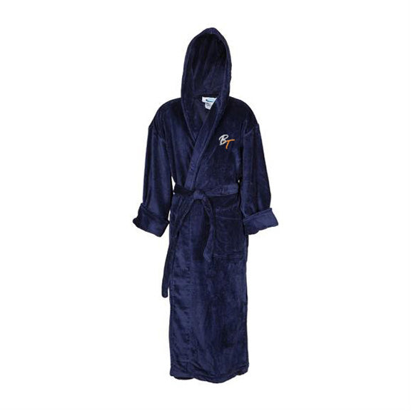 Terry Velour Hooded Robe