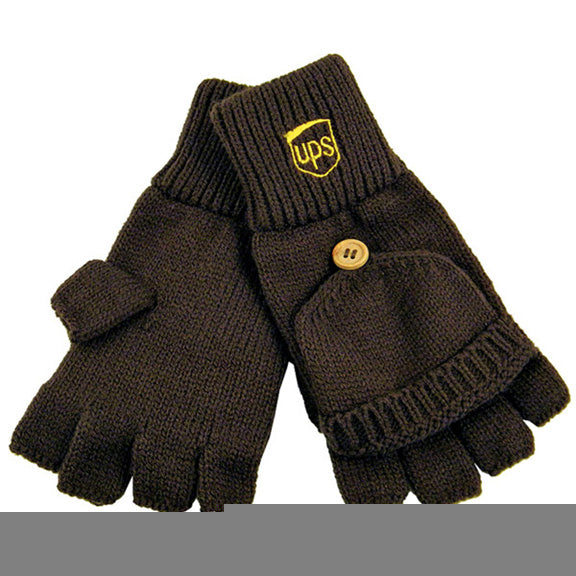 Fingerless Gloves With Flap