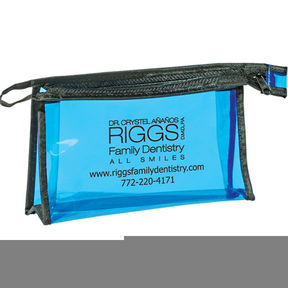 Pima Zippered Amenities Cosmetic Bag