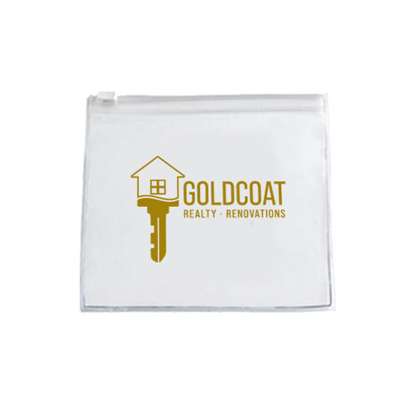 Vinyl Plastic Pouch with Plastic Closure