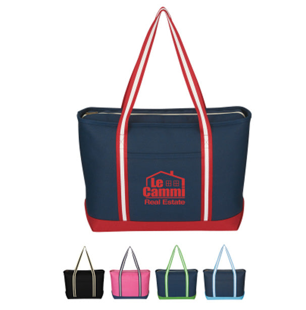 Large Cotton Canvas Admiral Tote Bag