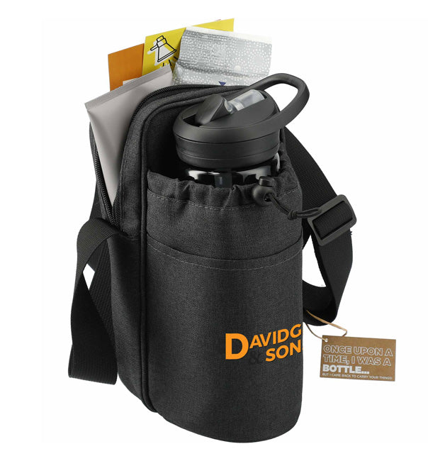 Traver RPET Adjustable Bottle Sling Cooler w/Pouch