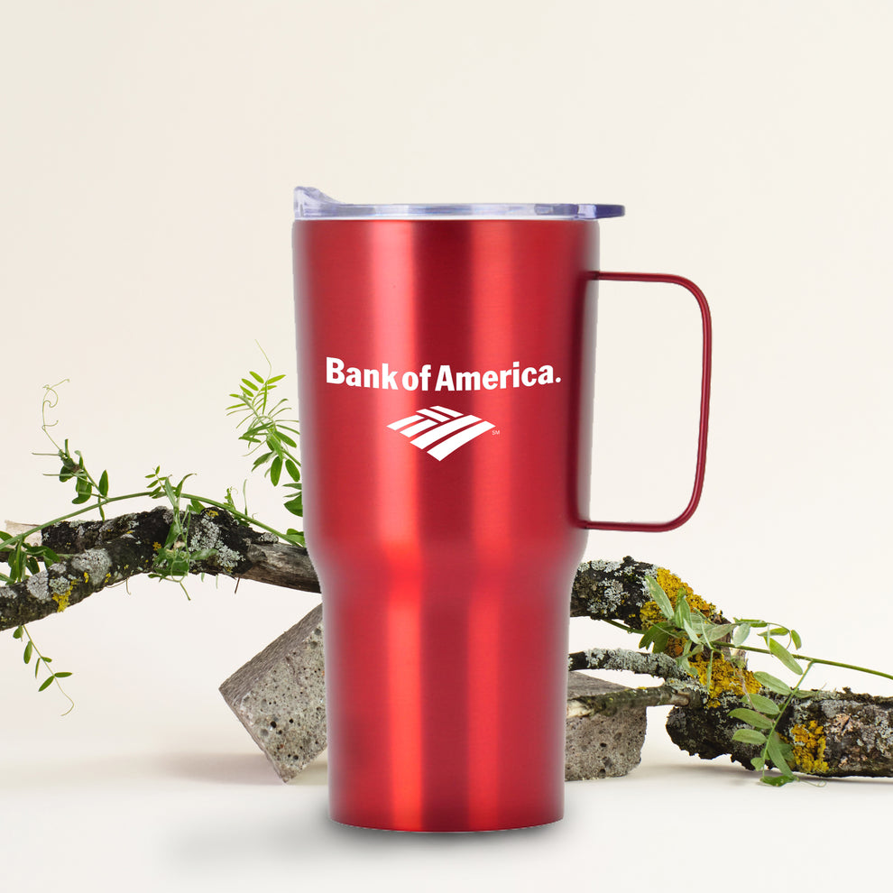 20 oz Contoured Vacuum Insulated Stainless Steel Travel Mug