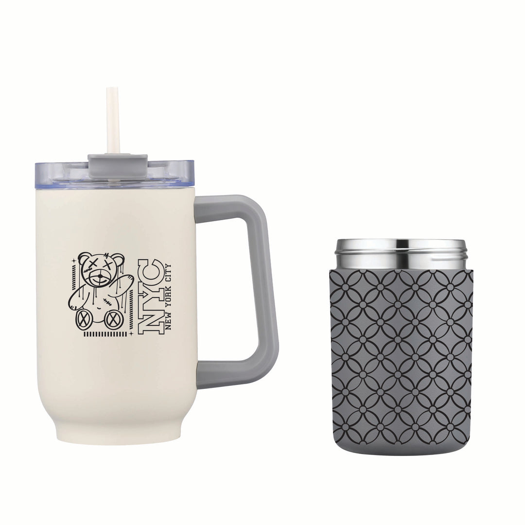 3-in-1 Stainless Steel 20 oz Tumbler and Can Cooler with handle