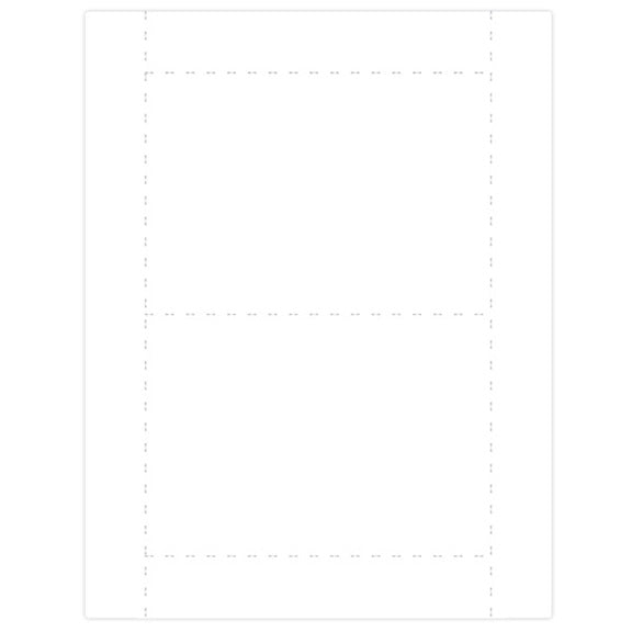 4-1/4 x 6 Agenda Paper Name Tag Insert, Blank- 500 per pack