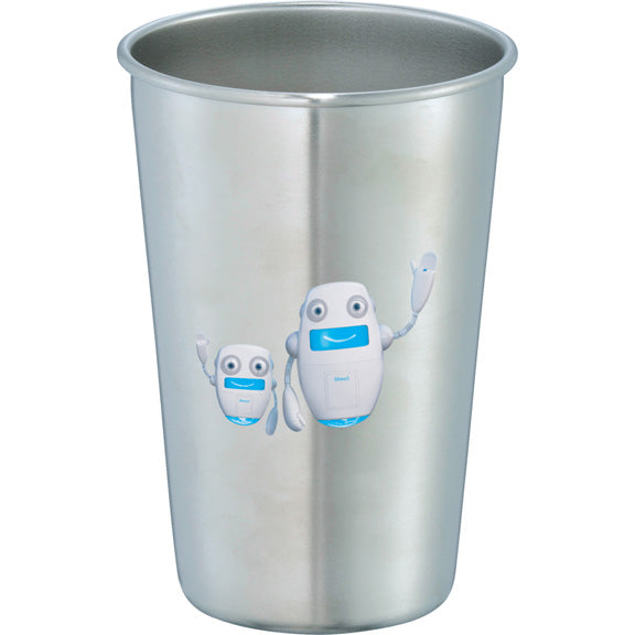 16oz Growl Stainless Pint Glass