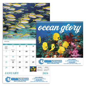 Ocean Glory 13 Month Wall Calendar