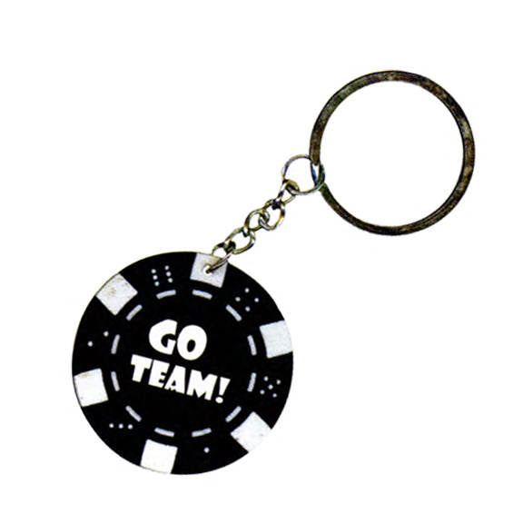Poker Chip Key Tag