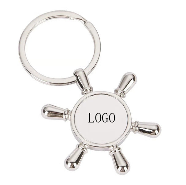 Ship Wheel Keychain