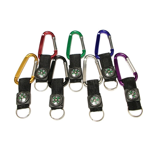 Carabiner With Compass