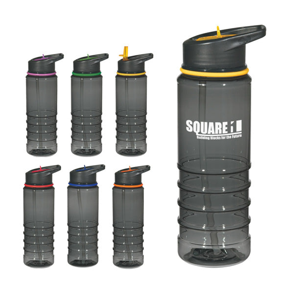 24 Oz. Gripper Bottle With Straw