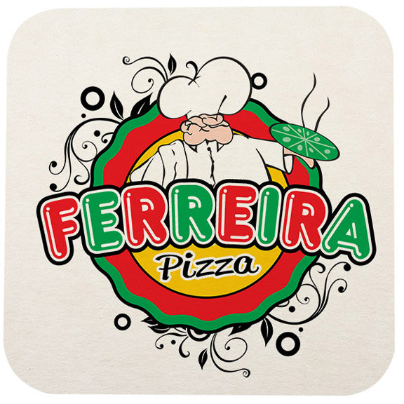 Full Color 40 Point Pulp Board Coaster