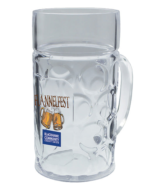 8oz Plastic German Style Oktoberfest Beer Mug with Handle