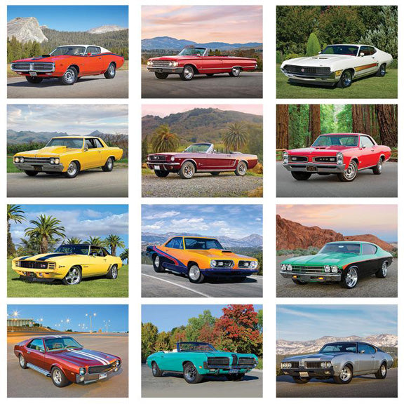 Muscle Cars Wall Calendar