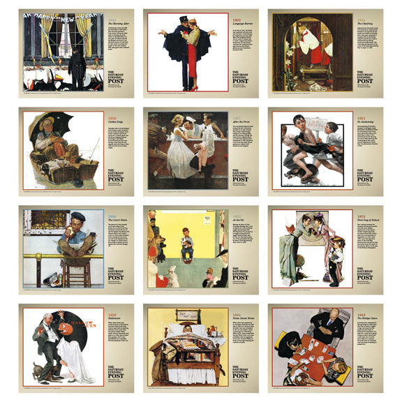 Deluxe The Saturday Evening Post 16 Month Calendar