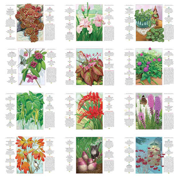 The old Farmers Almanac Gardening Wall Calendar