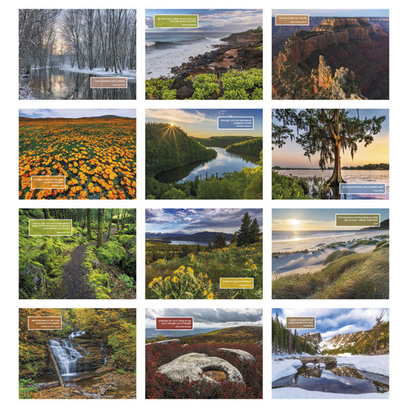 Inspiration for life 13 Month Wall Calendar