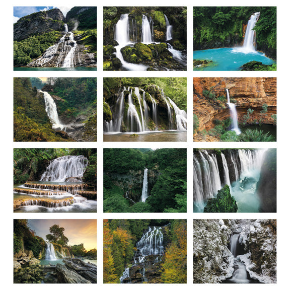 Waterfalls Wall Calendar