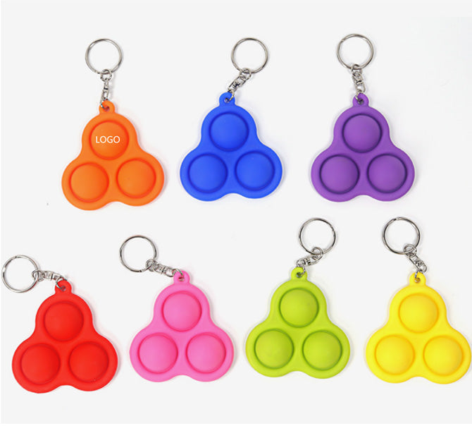 Pop 3 Bubbles Keychain