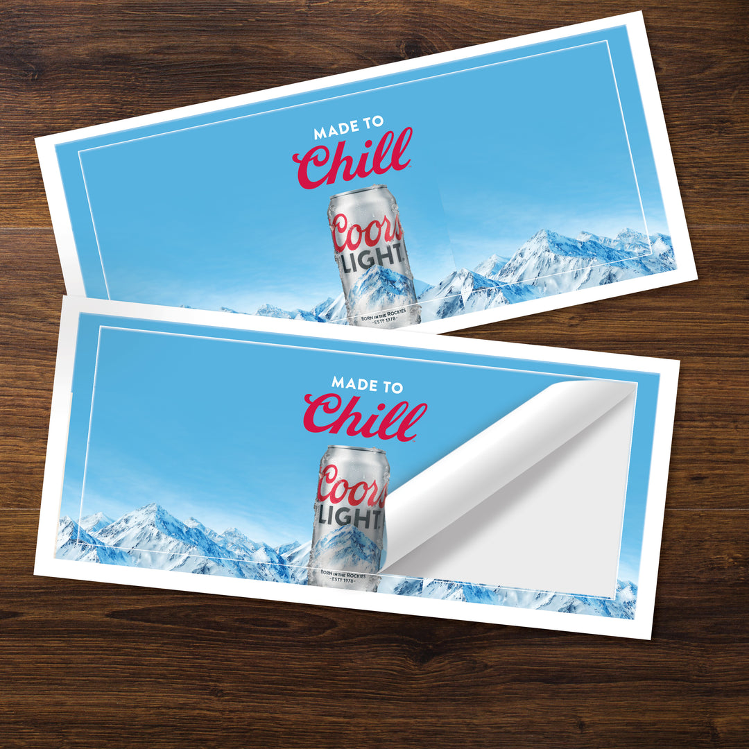 5" X 2"
10 Sq. In Rectangle Stickers