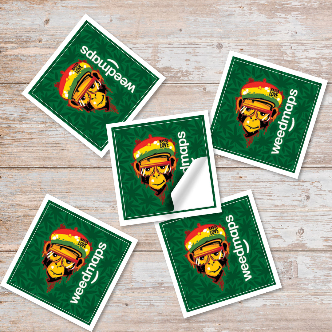 2" X 2" 4 Sq. In (4 In) Square Sticker