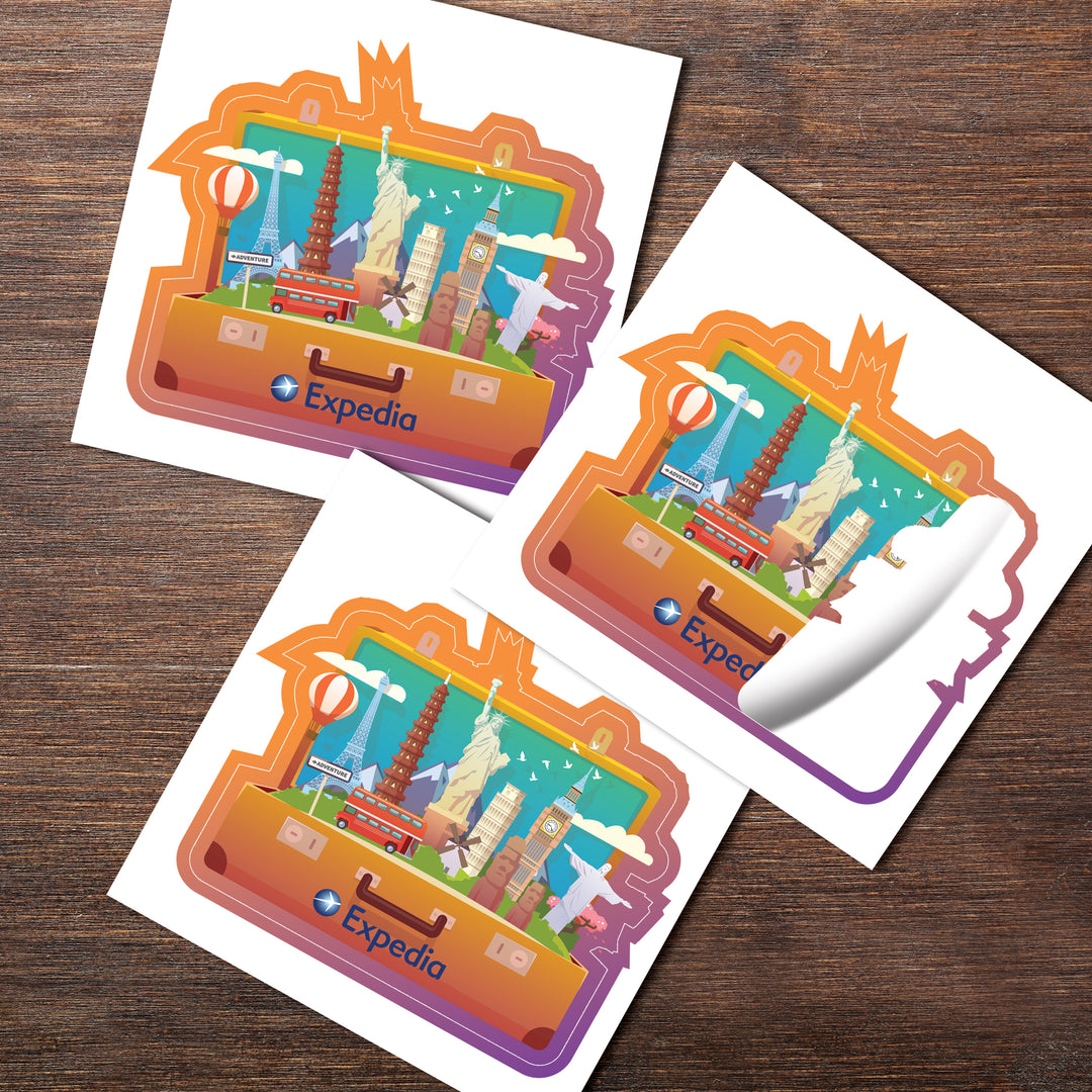 4" X 4" Kiss Cut Stickers