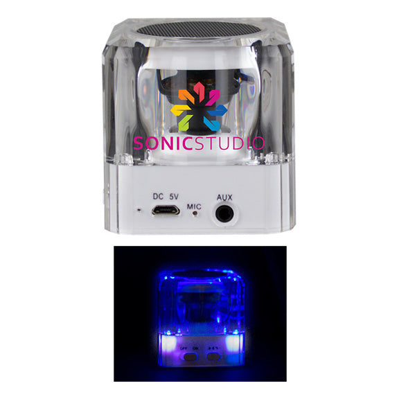 Sonic Boom Bluetooth Speaker With Flashing LED Lights