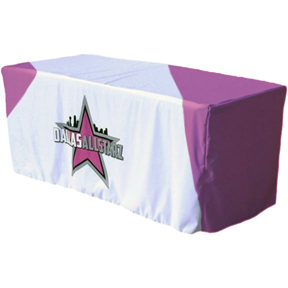 8 Ft Fitted Dye Sublimated Table Cover