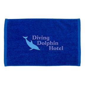 Mid Weight Velour Sports Towel Colored Embroidered