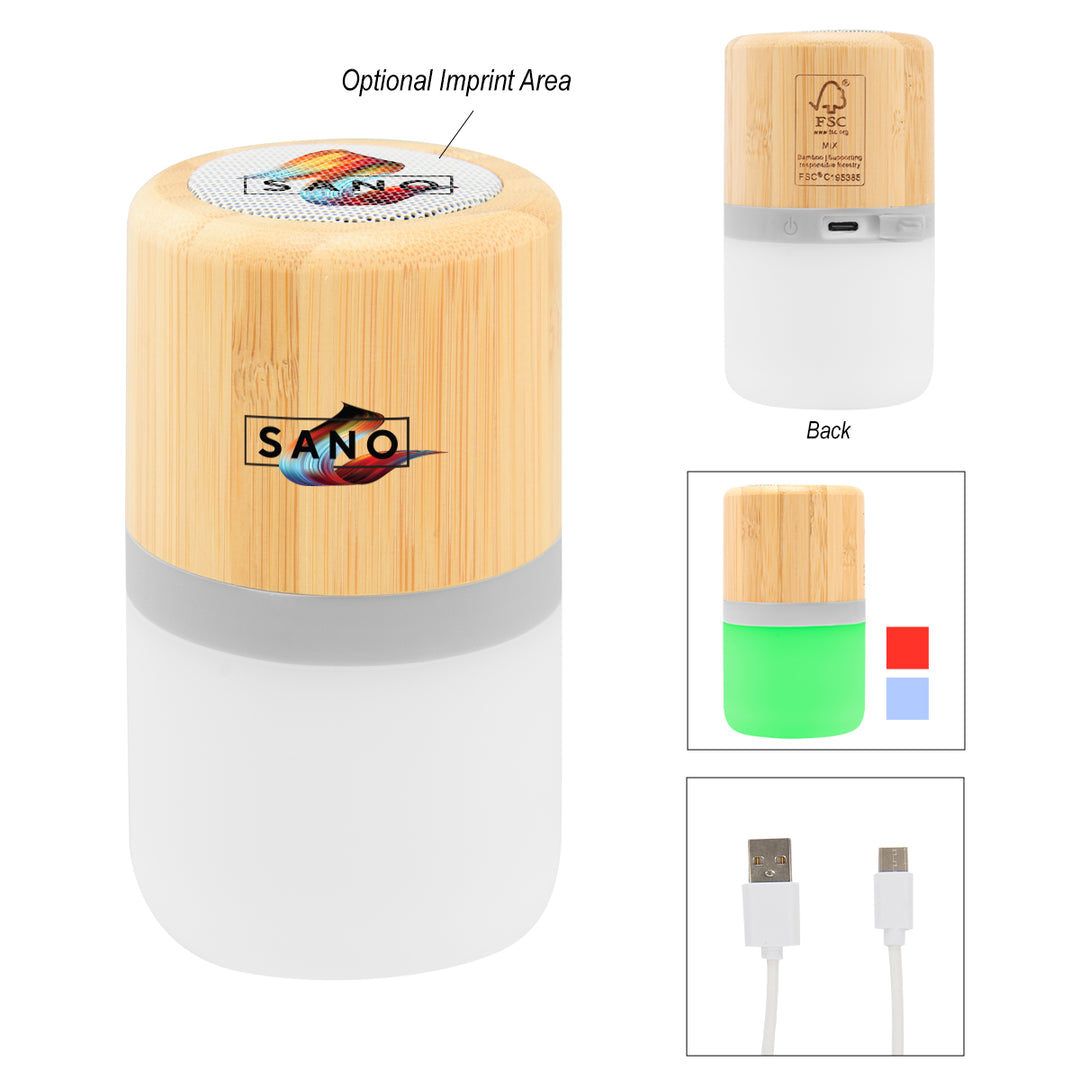 Bamboo Wireless Light Up Speaker 2.0