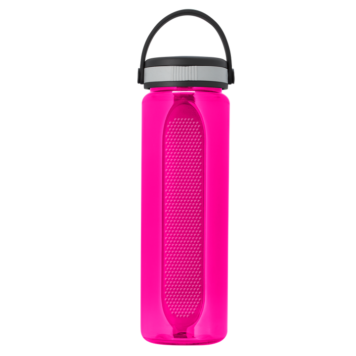 Boss Embossed RPET Bottle with Grip Lid - 26 oz.