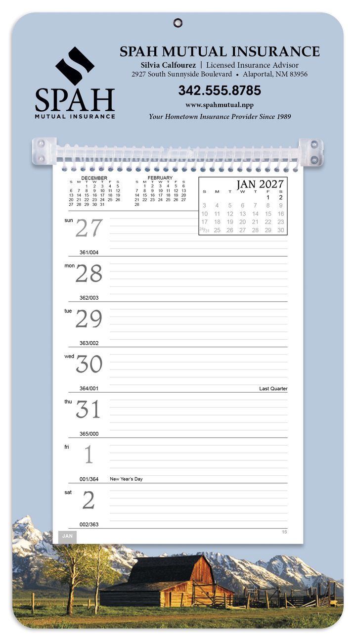 Triumph® Calendars Full-Color Weekly Memo Calendar