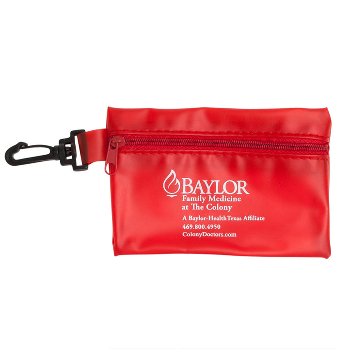 Zippered Pouch w/ Hook Clip