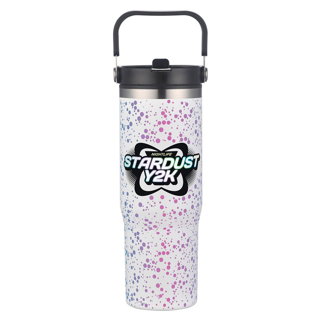 Oreno 30 oz Stainless Steel/Polypropylene Travel Tumbler