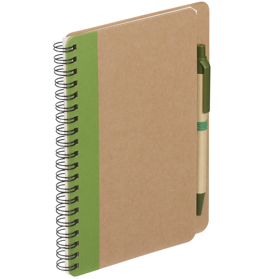 FSC® Mix 5" x 7" Eco Spiral Notebook with Pen