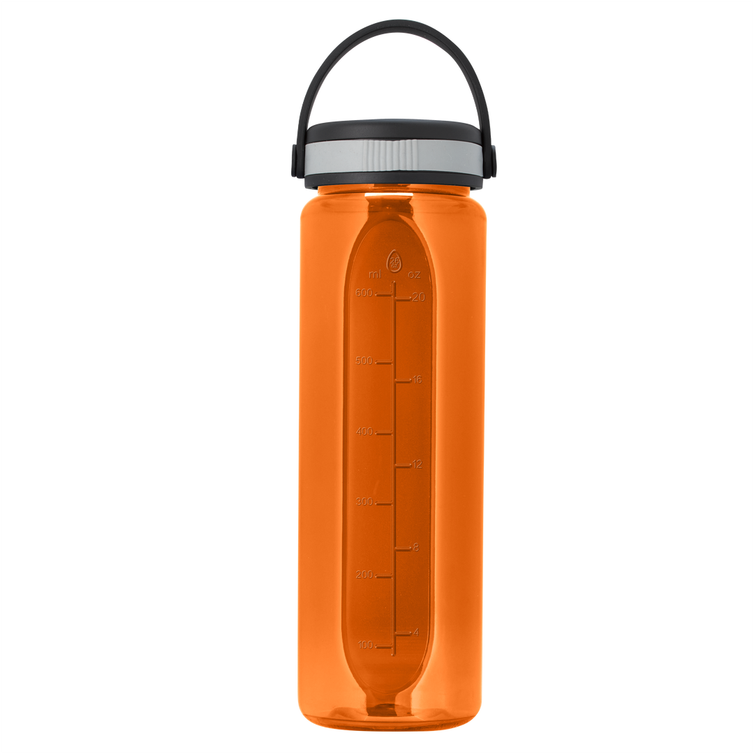 Boss Embossed RPET Bottle with Grip Lid - 26 oz.