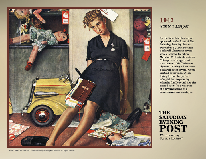 Triumph® Calendars The Saturday Evening Post Illustrations by Norman Rockwell Calendar