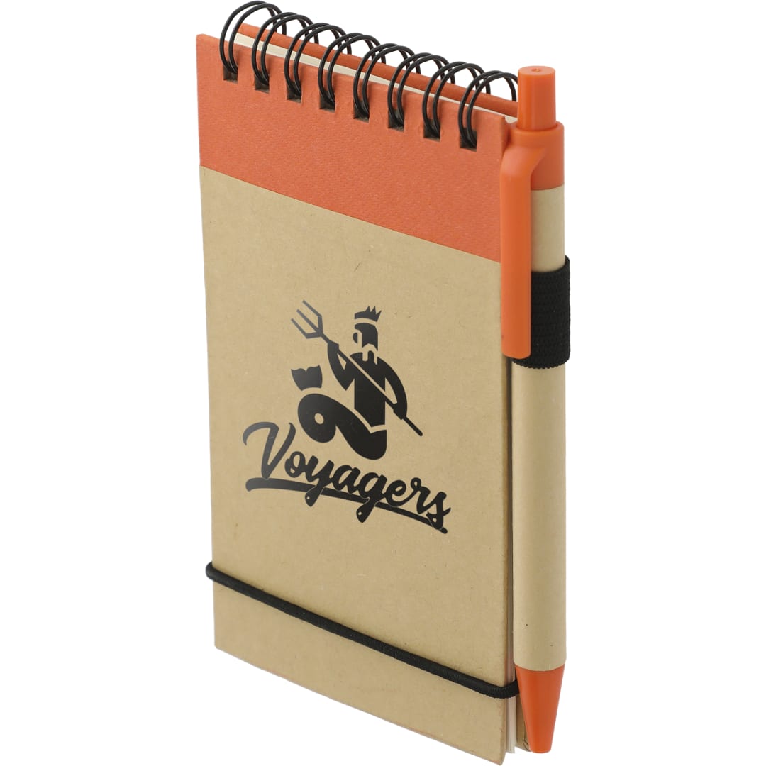 FSC® Mix 5" x 3" Recycled Jotter with Pen
