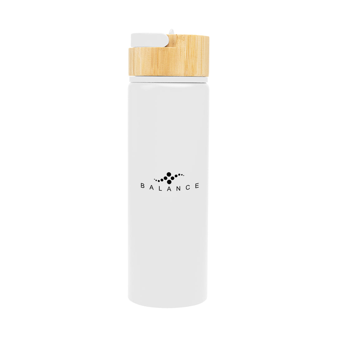 27 Oz. Ellis Recycled Aluminum Bottle With Bamboo Lid