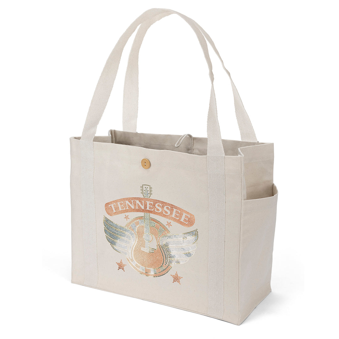 Sandford™- Deluxe Canvas Tote - Sparkle