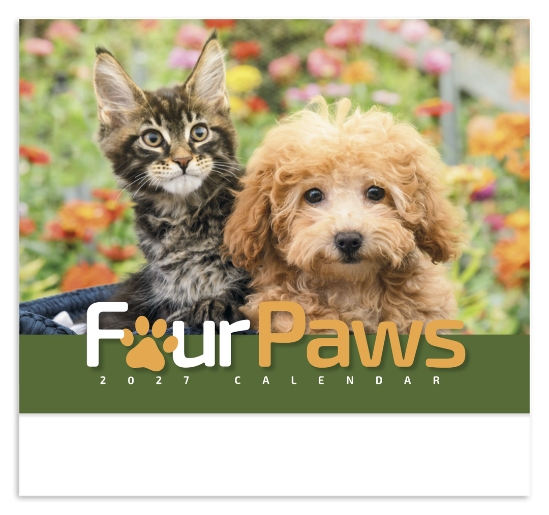 HotLine® Products Four Paws Appointment Calendar - Stapled