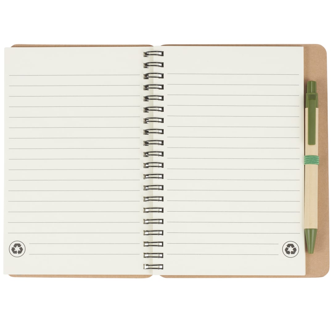 FSC® Mix 5" x 7" Eco Spiral Notebook with Pen
