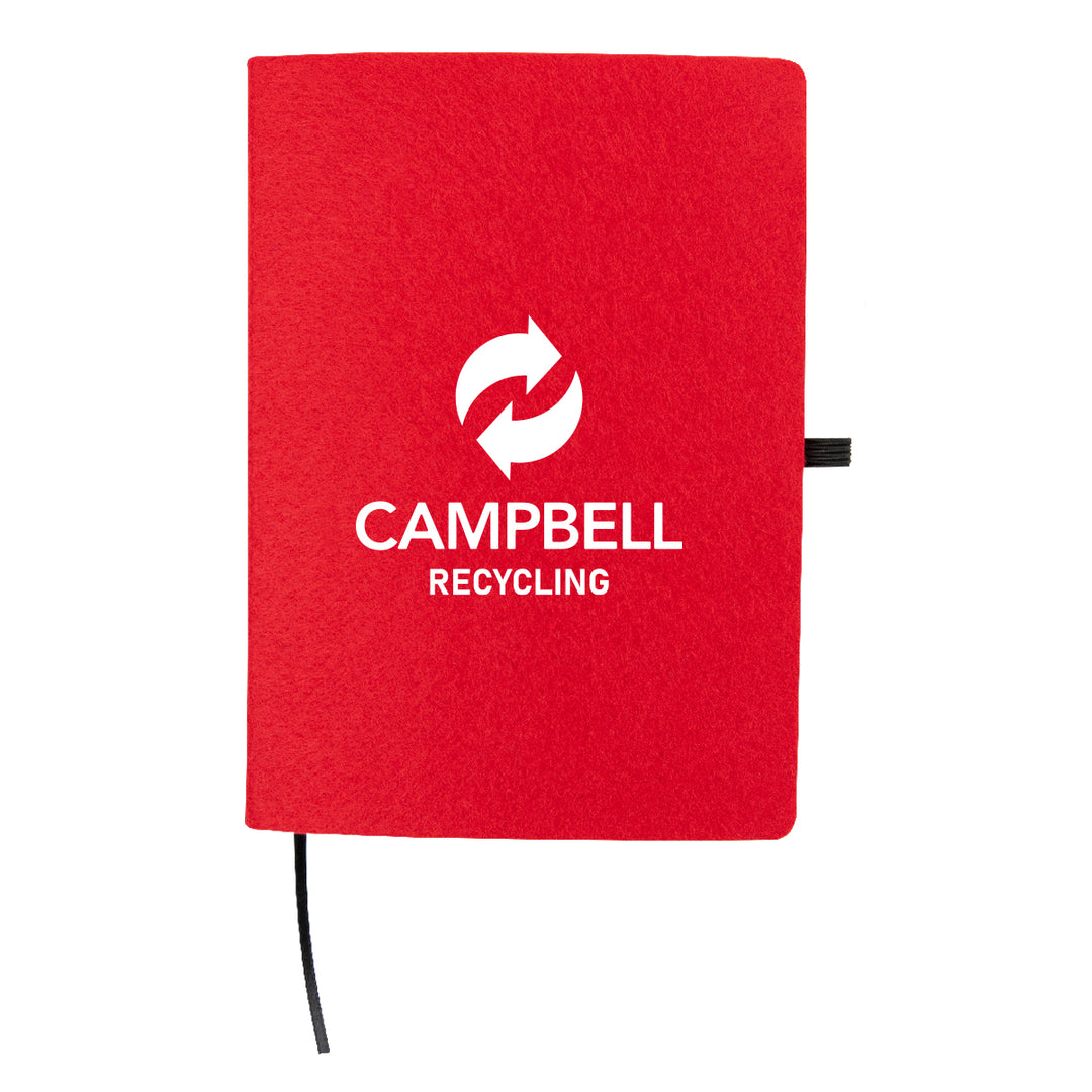 Book Club rPET Felt Notebook