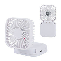 Whirlwind Mini Folding Rechargeable Fan with Lanyard