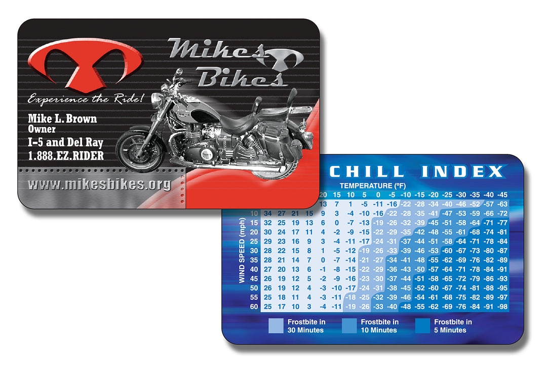 Laminated Plastic Petite Wallet Card - 3.375x2.125 - 30 pt.
