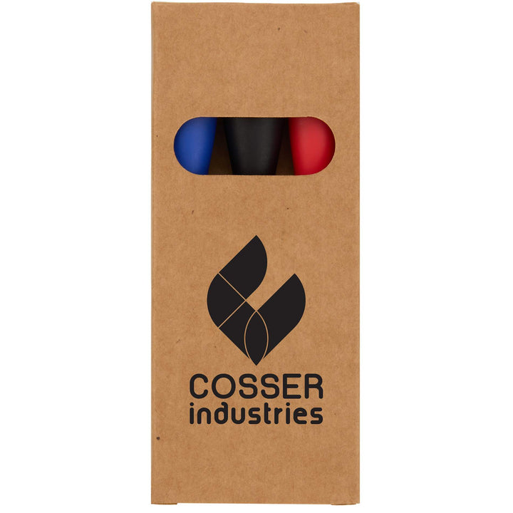 3-Piece Recycled Dry Erase Marker Set