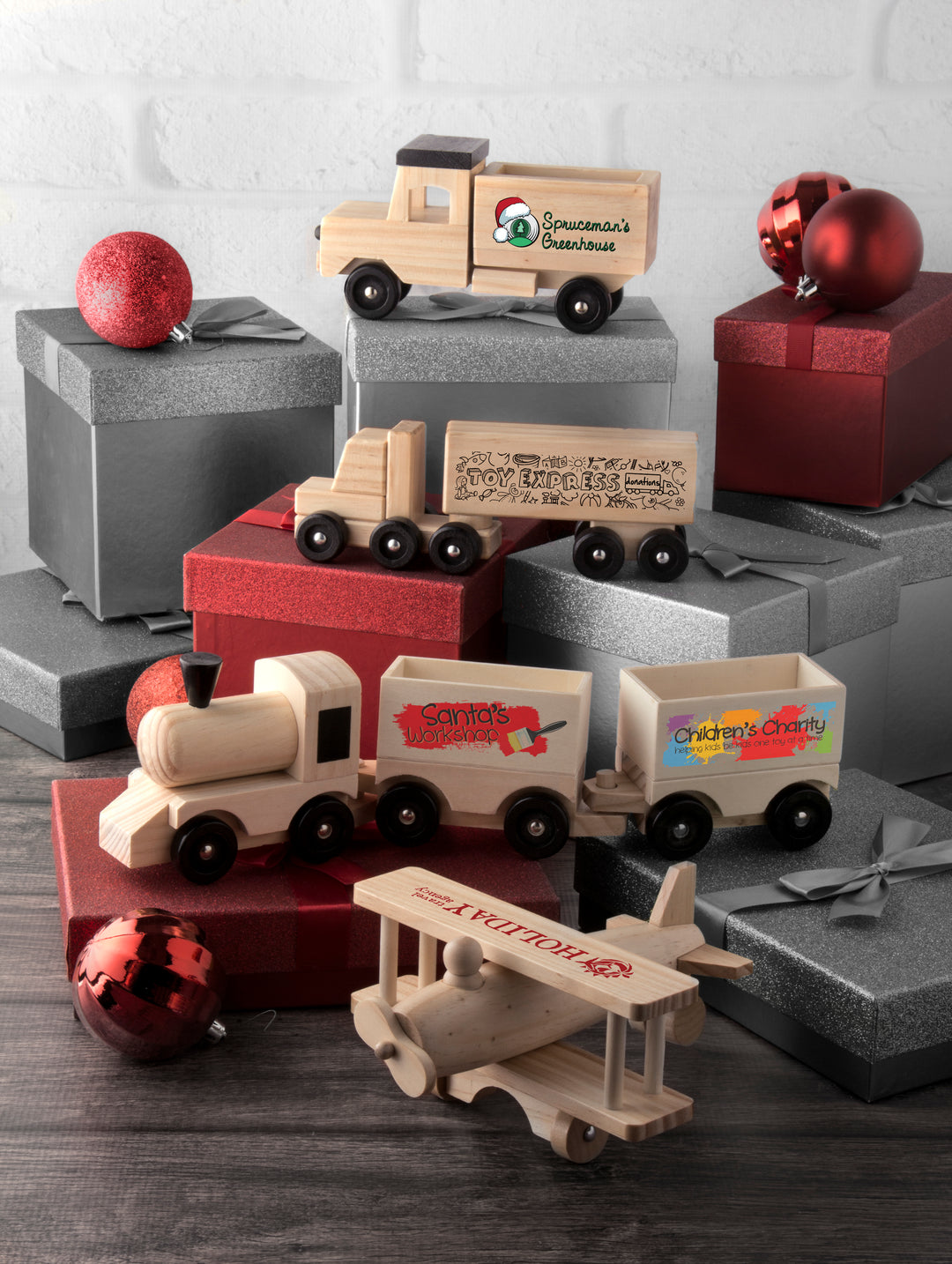 Wooden Train Set