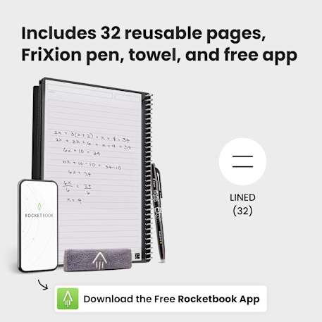 Rocketbook Core Letter Notebook Set